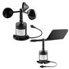Weather Station Outdoor 3 Cup Anemometer Sensor 60m/s Output RS485 4-20MA 0-5V Polycarbon Fiber Wind Speed Wind Direction Sensor