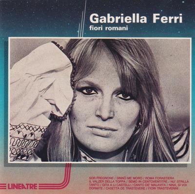 CD GABRIELLA FERRI - Fiori Romani CD74455 RCA 1990 Italien Pop Gebraucht