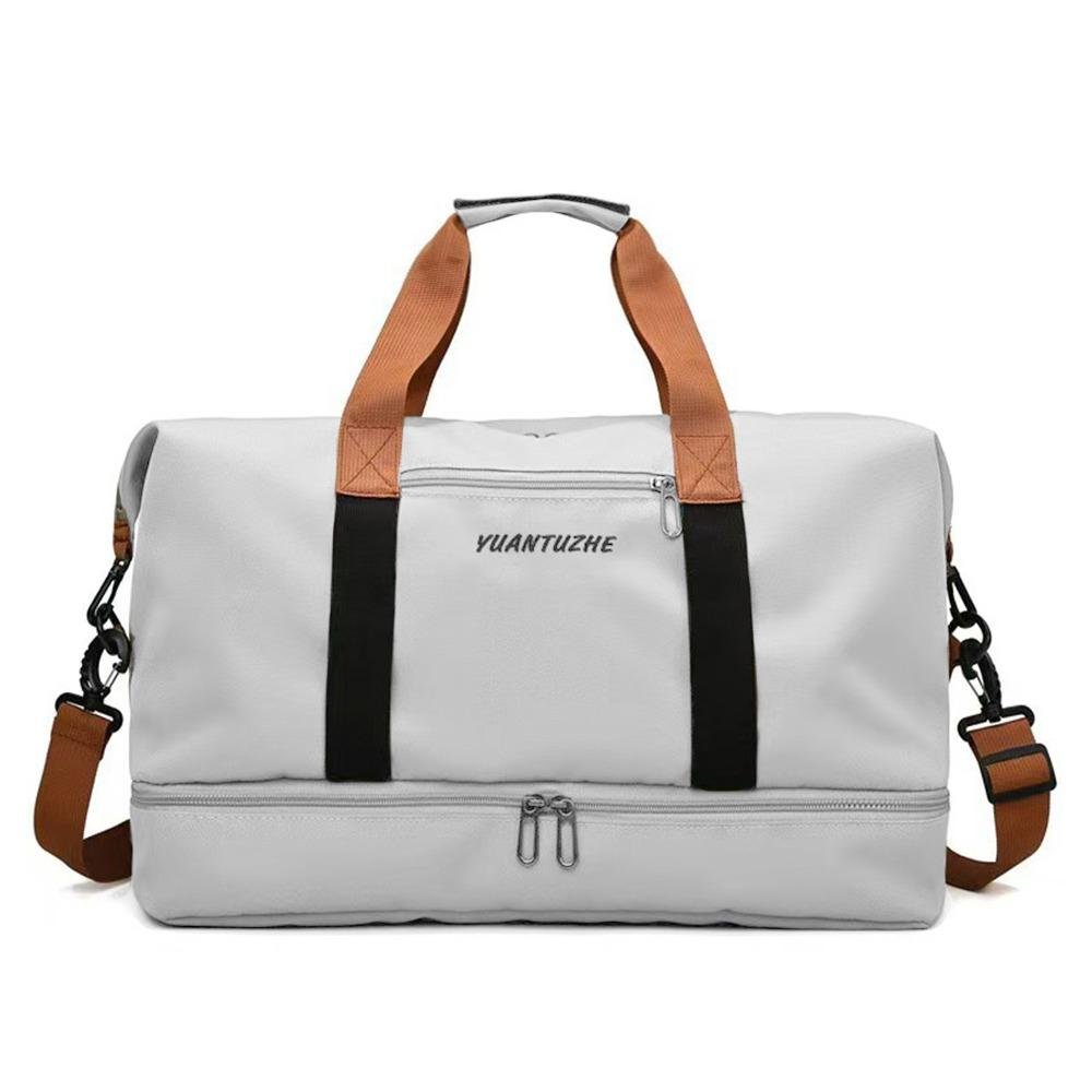 Separate Wet Dry Portable Gym Bag Waterproof Design Portable Handle Gym Suitcase Large Capacity Travel Duffle Bag