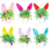 Children Headwear Comfortable Rabbit Ear Headband Animal Headband Stylish Easter Party Photo Prop For Easter Egg Hunt Party