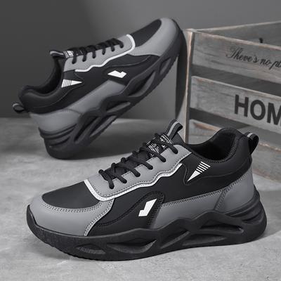 Pantofi de sport casual pentru bărbați, de vară, respirabili, anti-alunecare, pantofi de lucru, rezistenți la uzură, pentru bărbați, în aer liber, cu platformă, pantofi de alergare Tenis Hombre