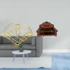 Weighted Arm Napkin Dispenser for Table Storage with Miniature Sofa Couch Single Chair Model DIY