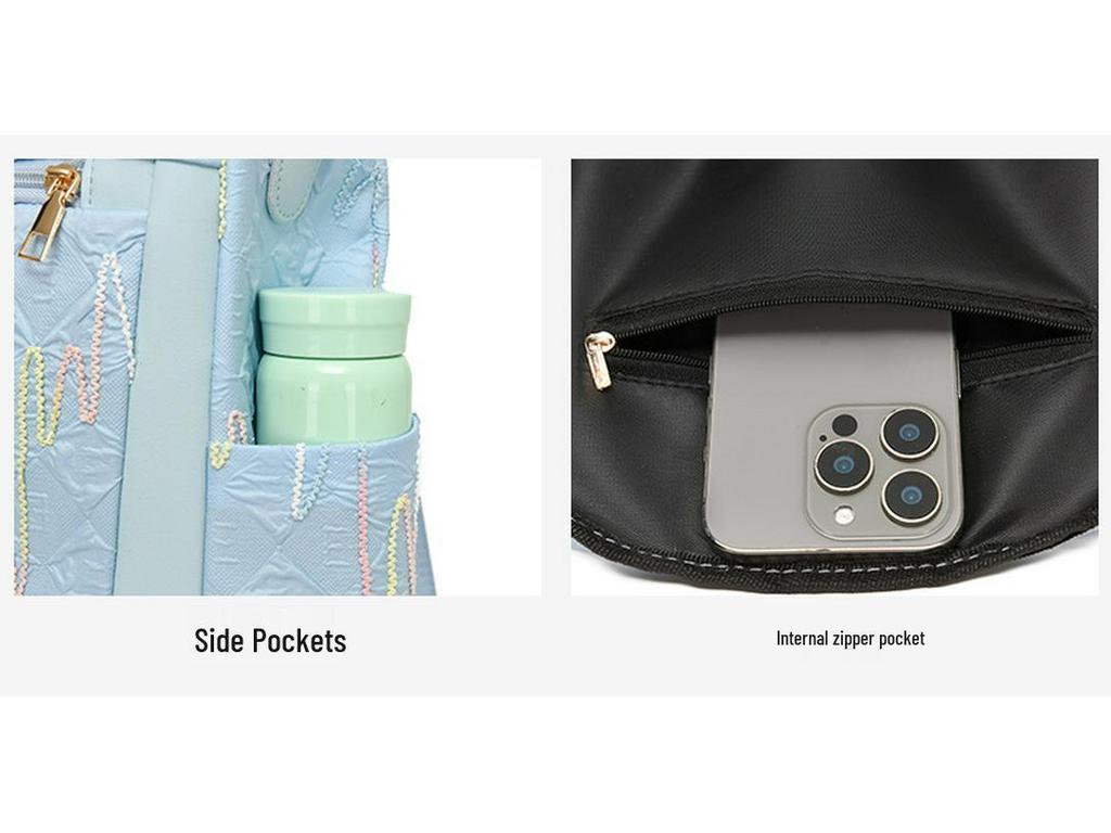 Dámský minimalistický lehký cestovní batoh: Velká kapacita a všestranný design s dvojitými ramenními popruhy