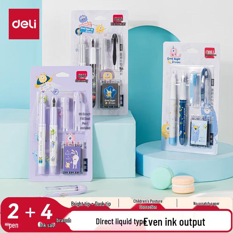 Deli S691 EF Nib Fountain Pen Set