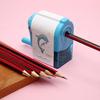 Pencil Sharpener Comfortable Grip Sharp Quick Sharpening Cartoon Dolphin Pattern Pencil Curler School Supplies
