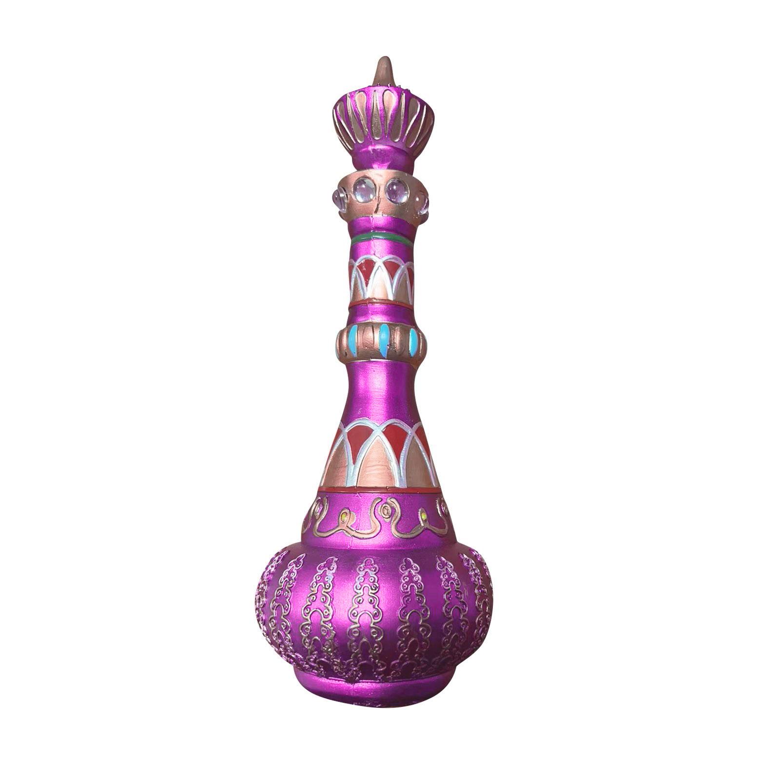 

I Dream Of Jeannie Bottle From Della Second MIRRORED Purple Bottle!Pagoda Spirit Bottle Decoration One Size