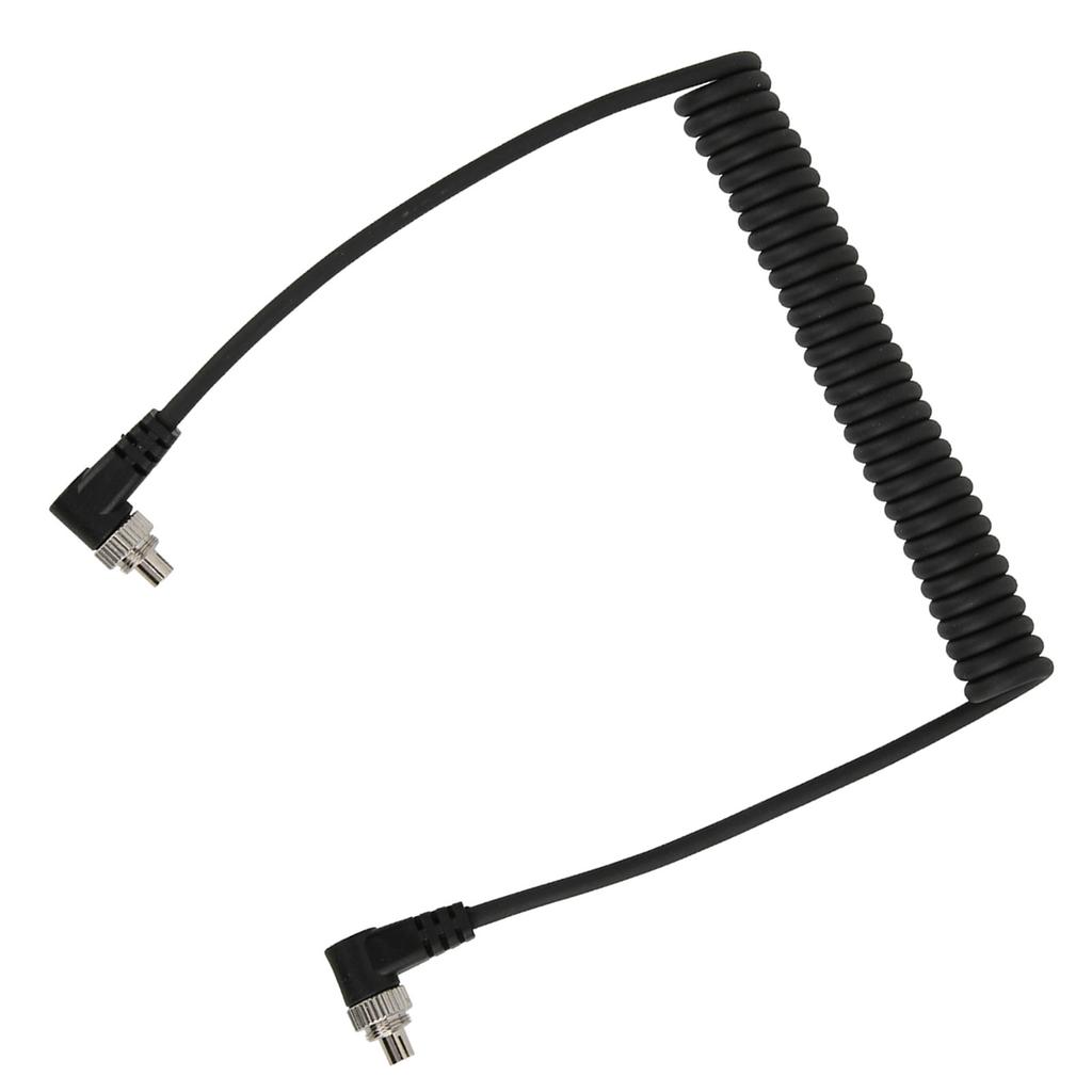 100cm Male to Male Flash PC Sync Cable with Screw Lock for Canon Nikon Camera and Flash Light Connection Cable