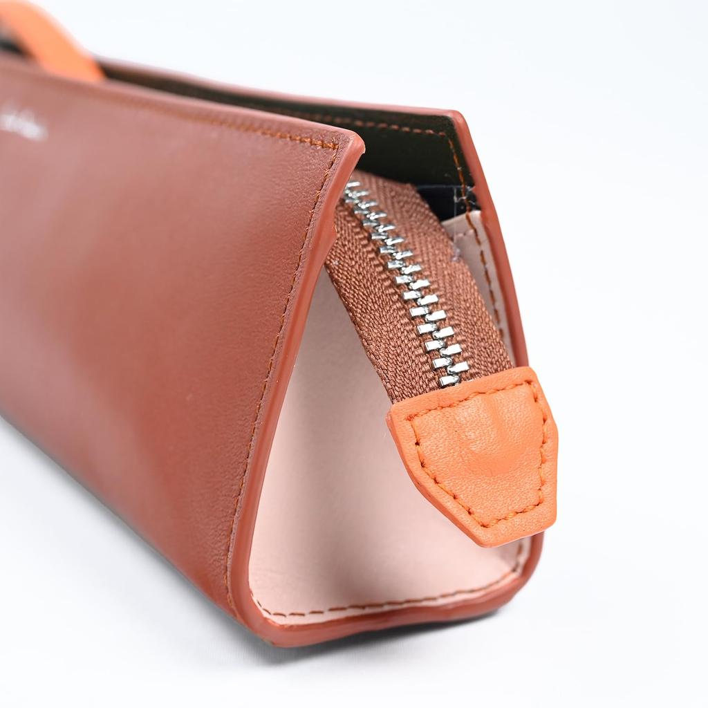 Paul Smith Pen Case for Men Brown Green Yellow Gray Beige Orange 7383 KDECOR 62 Pencil Case Stationery [Used]