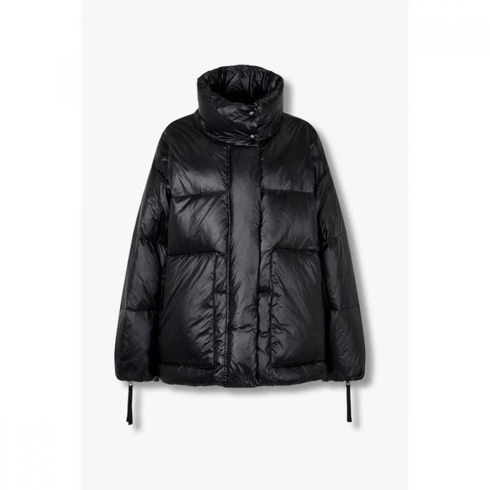 Studio Tomboy High Neck Glossy Short Down Jacket 9175414982