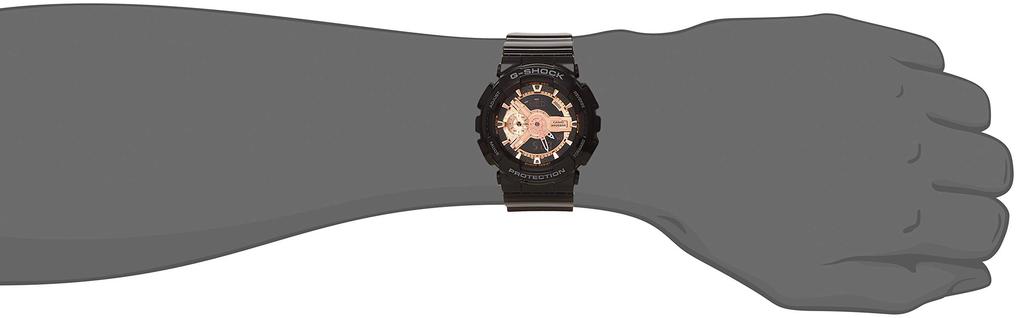 Casio Černá Růžové Zlato Černá G-Shock & GA-110MMC-1AJF Pánské Hodinky,