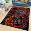 1PC Red Dragon Majestic, Fierce Carpet for Living Room Bedroom Sofa Home Decor Rus Non-slip Floor Mat Luxury Gift Multiple Sizes