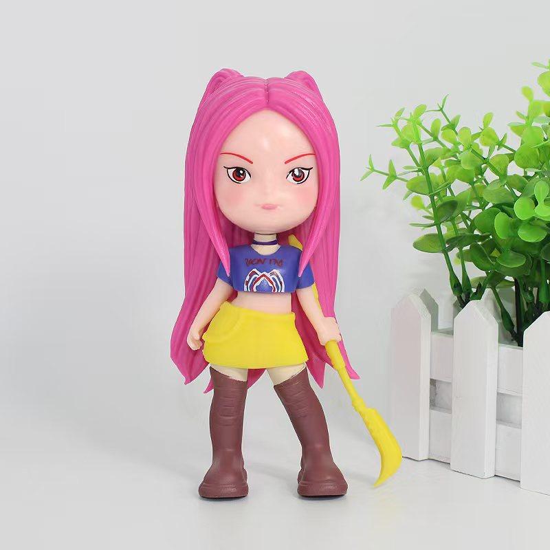 3PCS  Anime KPop Devil Hunter Doll Vinyl Toy Rumi Mira Zoi Character Vinyl Mask Blind Box Ornament Toy Birthday Gift