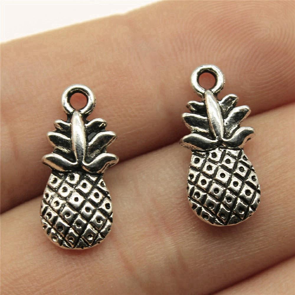 Подвески Еда Фрукты Подвески Детские Украшения Материалы QC057 A32-10pcs-19x9mm