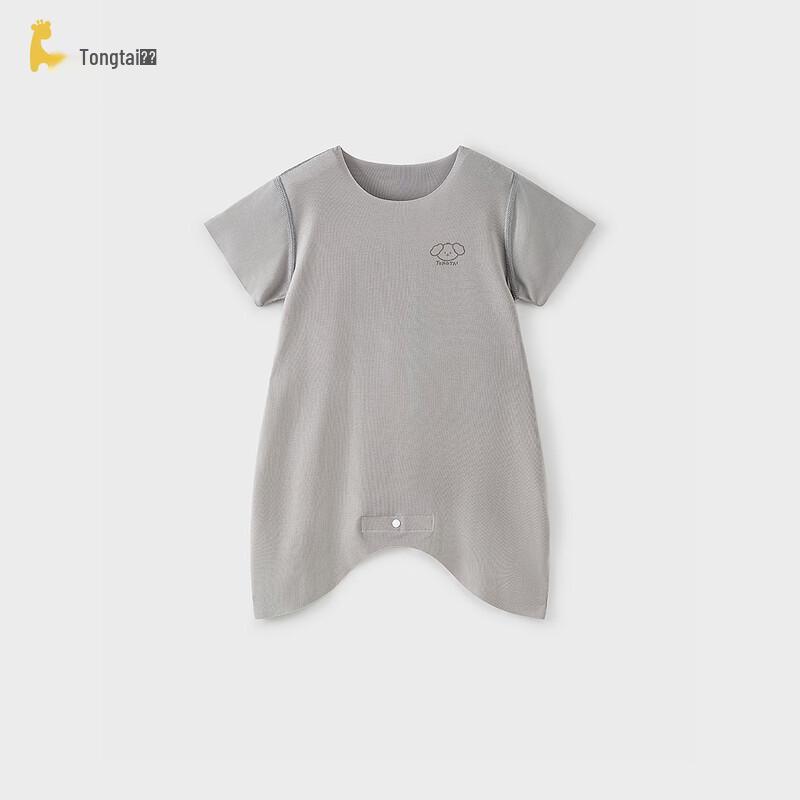 TONGTAI Baby Unisex Summer Short Sleeve Sleep Robe 120cm