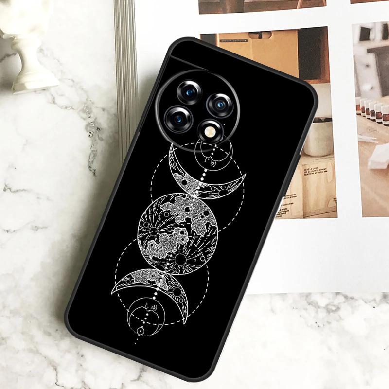 Occult Witchcraft Moon Gothic Witch Case For OnePlus 12 12R 11 9 10 Pro 10R 9R 8T 10T Nord CE 2 3 Lite 2T CE4 N10 N20 N30 Cover