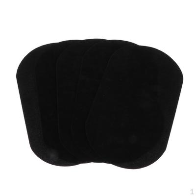 Süet Kumaş Dirsek/Diz Tamir Yama El Sanatları, 3 Çift, Siyah