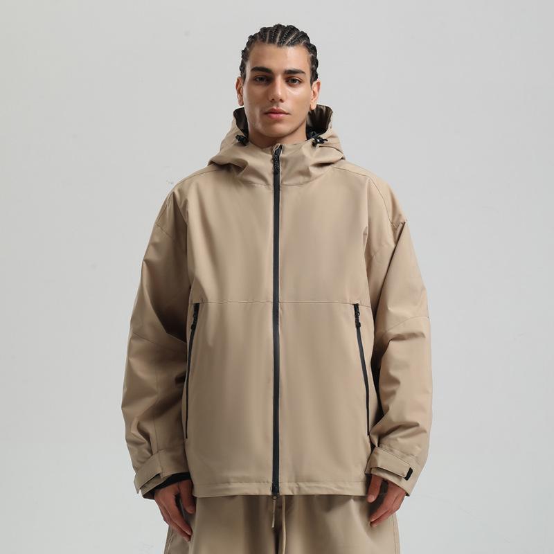 Men's and Women's Ski Jacket Snowboard Coat Waterproof Winter Baggy Snow Jackets with Hood Windproof Warm Insulation Outdoor Sports Skiing Jackets