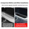 For BYD Leopard 5 Car Central Control Storage Box Door Organizer Refrigerator Divider Silicone Pad Car Interior Accessories