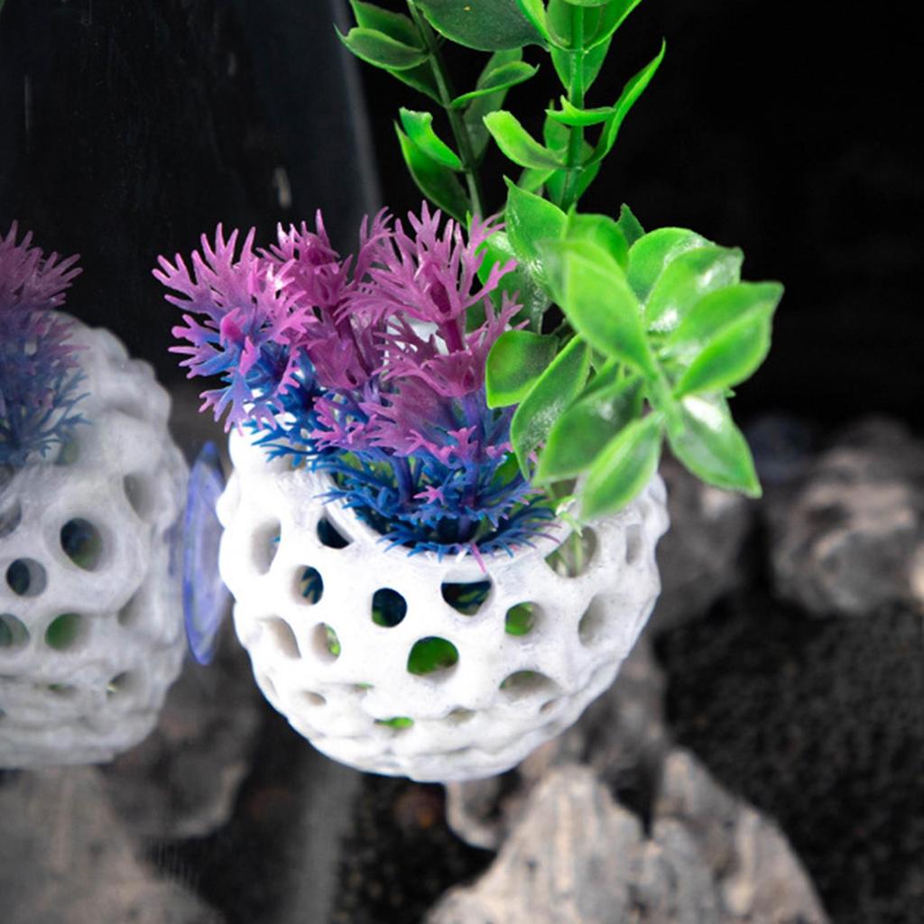 Simulated Porous Coral Stone Aquarium Hides Shelter House Small Fish Tank Decoration Aquaculture Shrimp Cave Pet Supplies