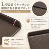 DIHACOZ Kitchen Mat 45x240cm Washable Non-Slip Waterproof PVC Thick 6mm Brown
