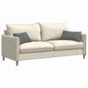 Sofa Cushions 2 Pieces Dark Grey 50 X 30 Cm Fabric