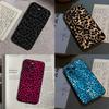 Leopardenmuster Handyhülle Für IPhone 17 16 15 14 13 12 11 X XR XS Plus Pro Max Mini Weiche Schwarze Abdeckung