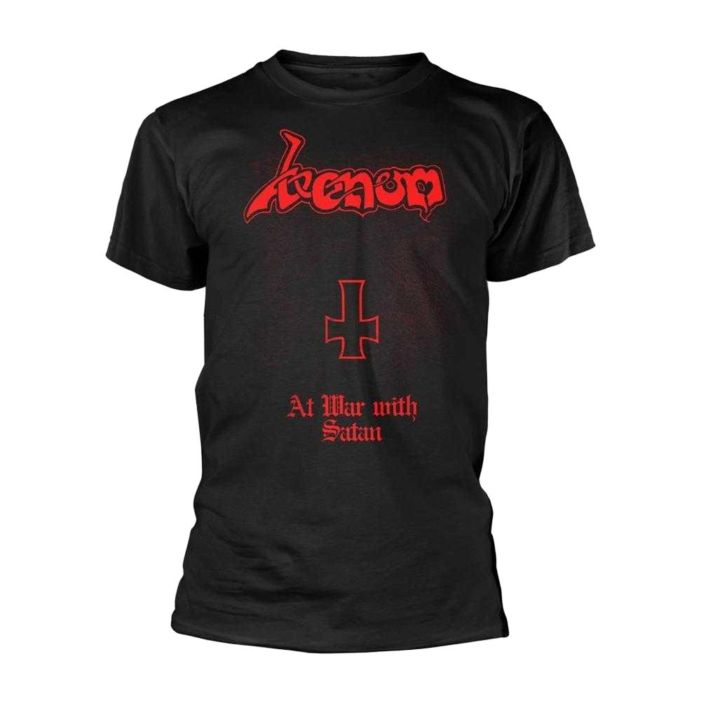 Venom Unisex Adult At War With Satan T-Shirt