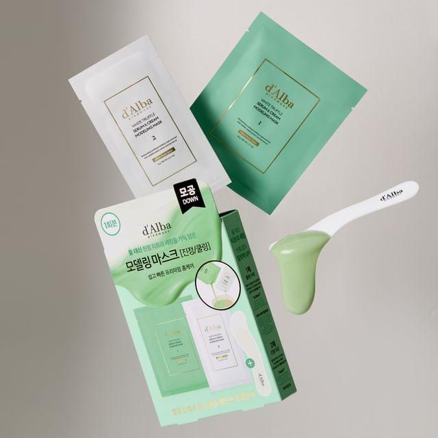 d Alba - White Truffle Serum & Cream Modeling Mask Calming & Cooling 66g x 1 Sets