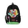 Student Cartoon Schoolbag Letter Print Backpack