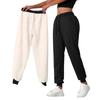Ladies' Fashionable Casual Sweatpants With Thickened Pockets And Drawstring For Warmth