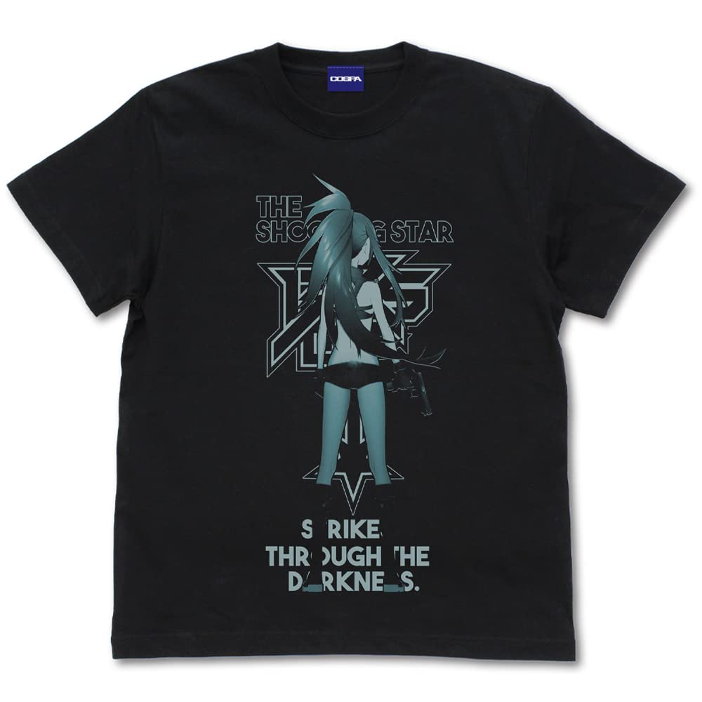 

2D Cospa Shooter DAWN FALL BLACK XL size Cotton BlackRock T-shirt