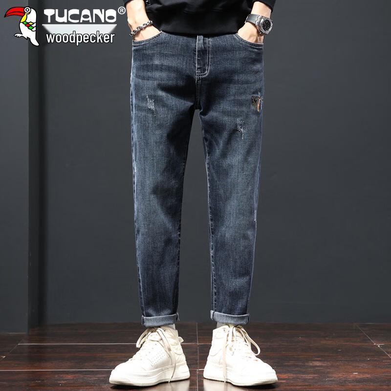 TUCANO Men's Relaxed Fit Stretch Denim Jeans