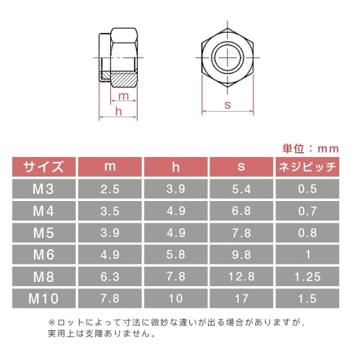 Set of 30 M3-M6 Hex Lock Nuts, Nylon Lock Nuts, 304 Stainless Steel, Nylon Insert Nuts, Threaded Nuts, Prevents Loosening (M3)