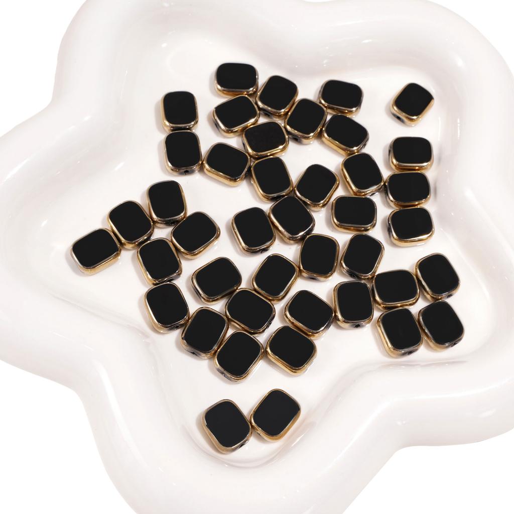 5-10pcs Ellipse Glass Bead Crystal Scattered Beads For DIY Bracelets Necklaces Jewelry Making