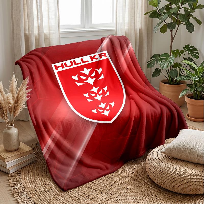 Coperta in Pile Flannel Hull KR Coperta Calda e Accogliente per Divano Letto Viaggio Uso in Tutte le Stagioni