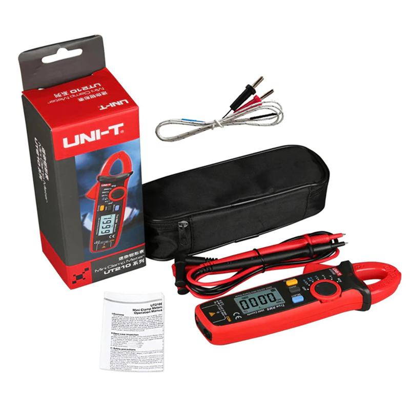 UNI-T Clamp Meter UT210E UT210D UT204 PLUS Current Pliers Hook Ammeter Digital Multimeter Professional Electrical Multi Tester