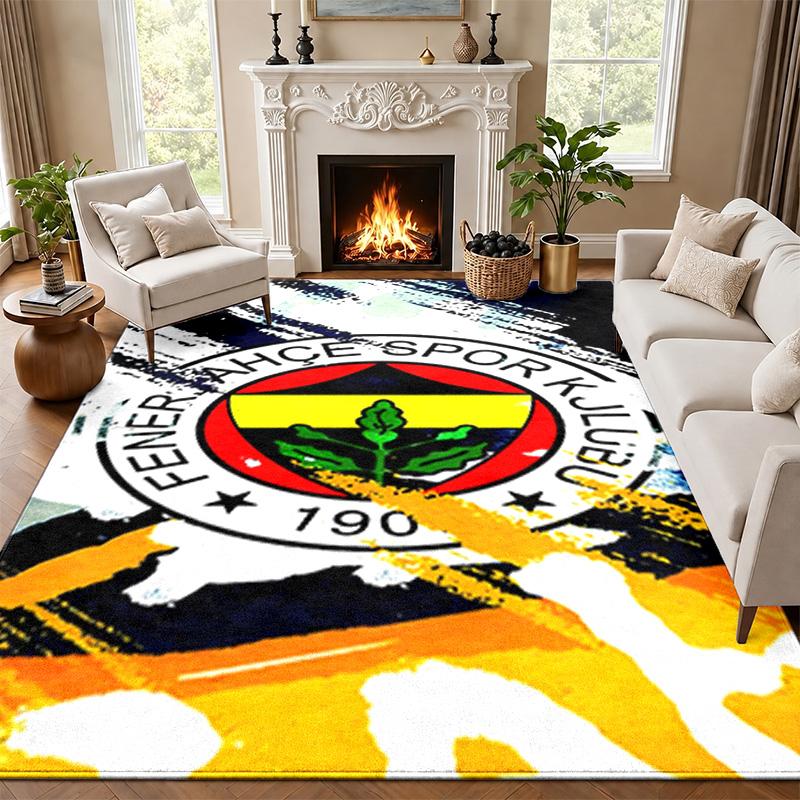 Χαλί Πόρτας Fenerbahce για Σαλόνι ή Υπνοδωμάτιο Προστατευτικό Χαλί Κάτω από Καρέκλα Διακόσμηση Γραφείου Χριστουγεννιάτικο Δώρο Δώρο Γενεθλίων