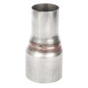 Tubo Conector Redutor de Escape 63mm 2,5pol para 45mm 1,75pol Acoplador Reto Padrão Tubo com Furo