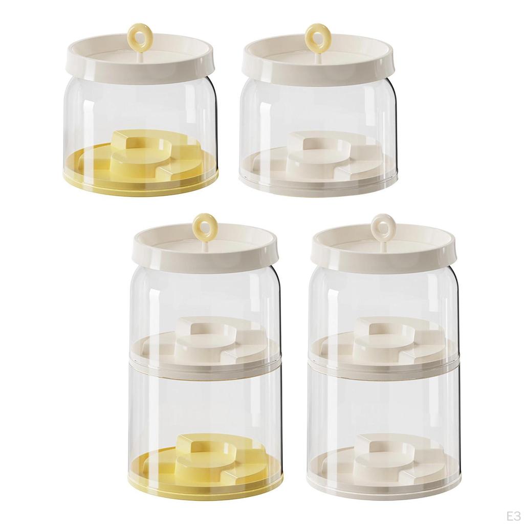 Clear Figure Display Case Stand Dustproof Elegant Protection Countertop Showcase Container
