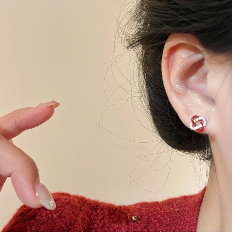 Red Enamel Concentric Knot Earrings: 2026 Elegant, Unique, and Versatile Design for Women