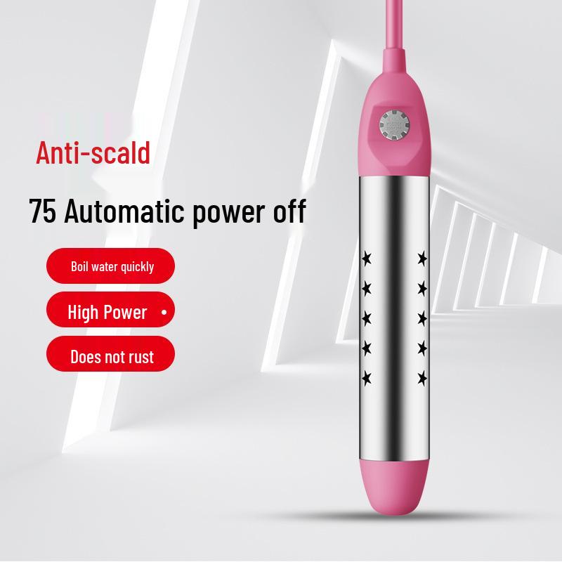 Rapid Heat Water Boiler Stick with Auto Shut-Off - Safe Electric Heater for Bathing and Household Use