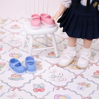 Plastic OB11 Student Shoes Obitsu 11 Doll Shoes Ob11 Doll Pointy Toe Shoes Diy Toys For Dod Ddf Body9 1/12 Bjd Gsc Bjd Doll