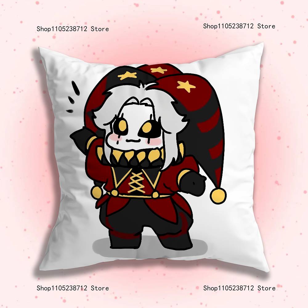 F-Freak P-Pierrots Circus Pillowcase Pillowslip Cushion Plush Boy Girls Cartoon Anime Kawaii Decoration Kids Birthday Cute Gifts