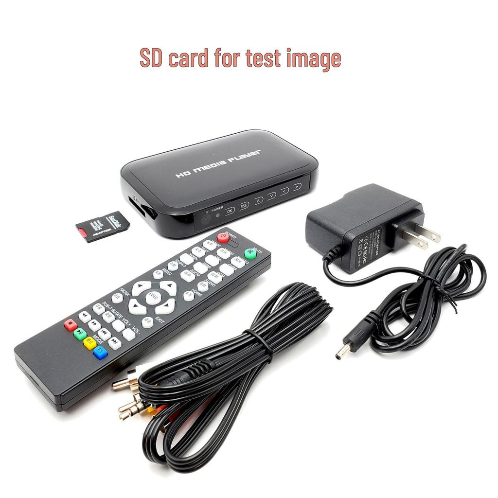 1080P HD Multimedia Player with HDMI & VGA Dual Output for Landscape & Portrait Display
