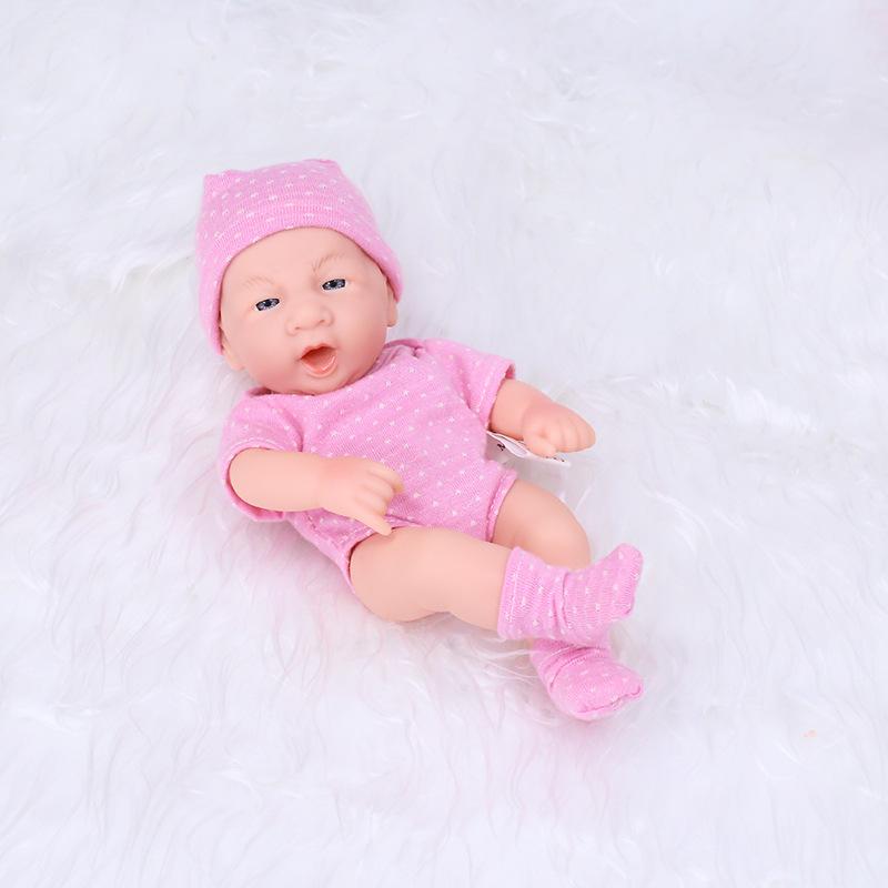 Rebirth Doll Vinyl Doll Baby Pacifying Toy Vinyl Doll Baby Soft Vinyl Doll Toy
