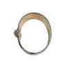 HERMES Charnière Bangle Bangle Gold Plated White x Beige x Gold Women Used