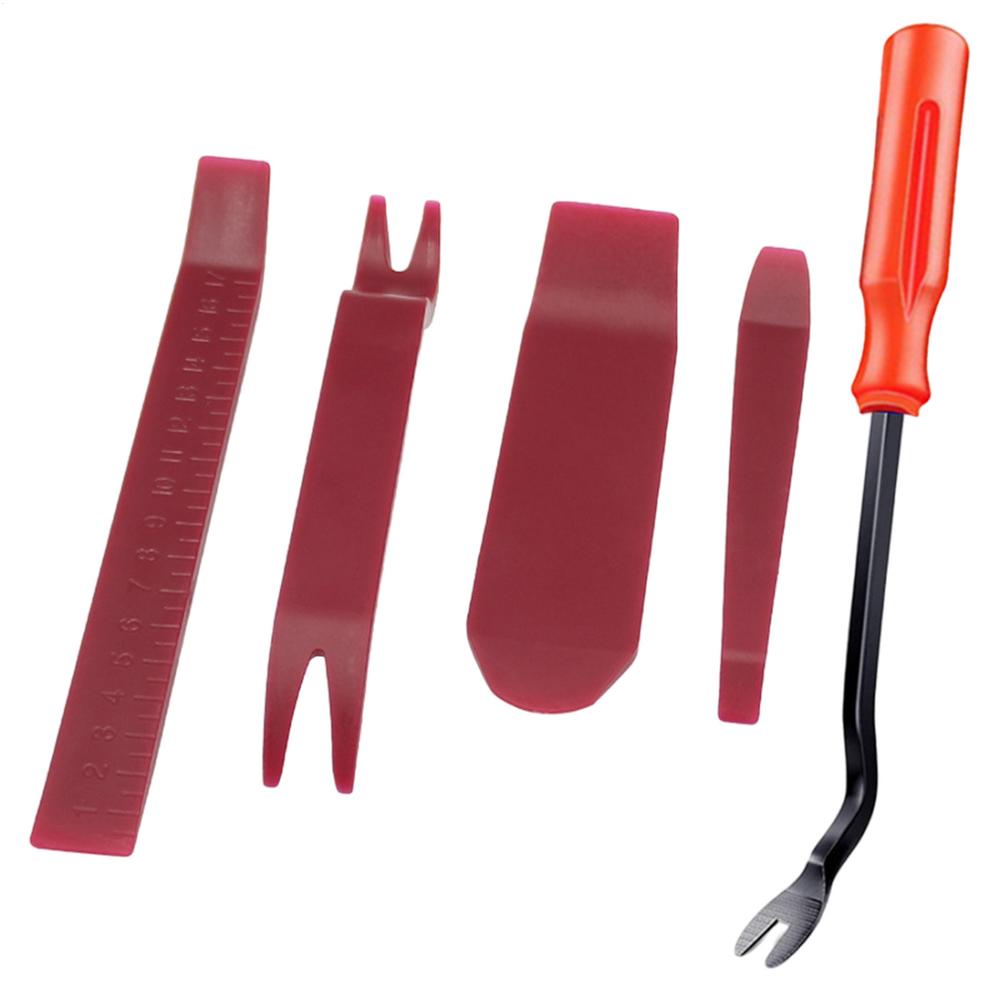 4pcs Plastic Auto Dismantle Tools Kit Car Radio Door Clip Panel Trim Dash Audio Removal Installer Pry Kit Refit Set Repair Tools