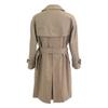 MARGARET HOWELL 579-811001 Beige Wool-Nylon Lined Trench Coat Coat S beigeUsed
