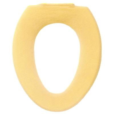 OKA Blooming Season O Type Toilet Seat Cover Yellow In O Type (Made Japan, Washable, Only)