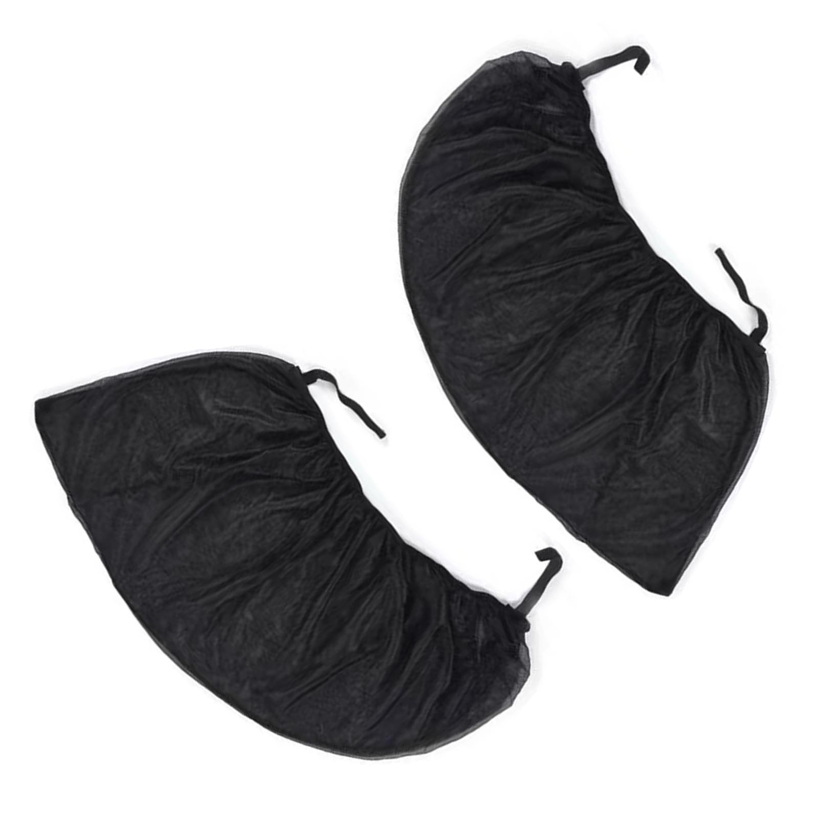 

Pair of Car Sunshade Net Curtain Mosquito Net Window Black Mesh Side Window Sunscreen Cover